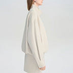 Kurze Freizeitjacke mit Stehkragen