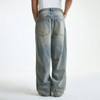 Retro-Jeans mit weiter Passform
