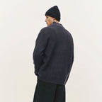 Strick Cardigan mit Hohem Kragen