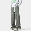 Baggy Tweed Hose mit Weitem Bein
