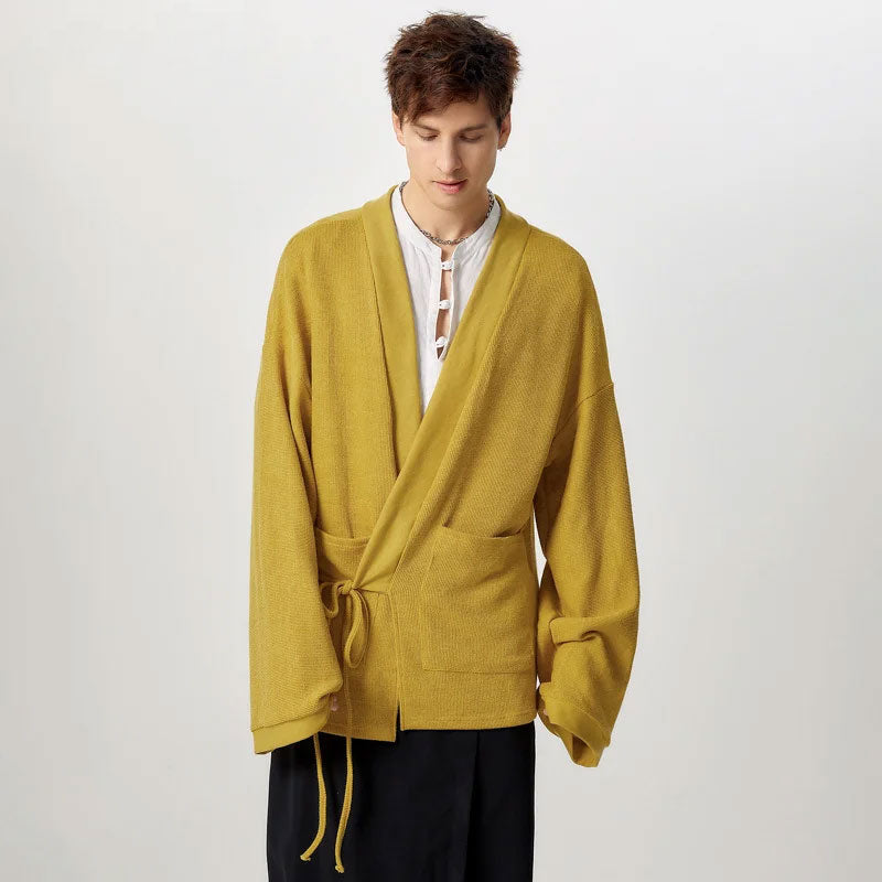Strick Cardigan im Kimono Stil