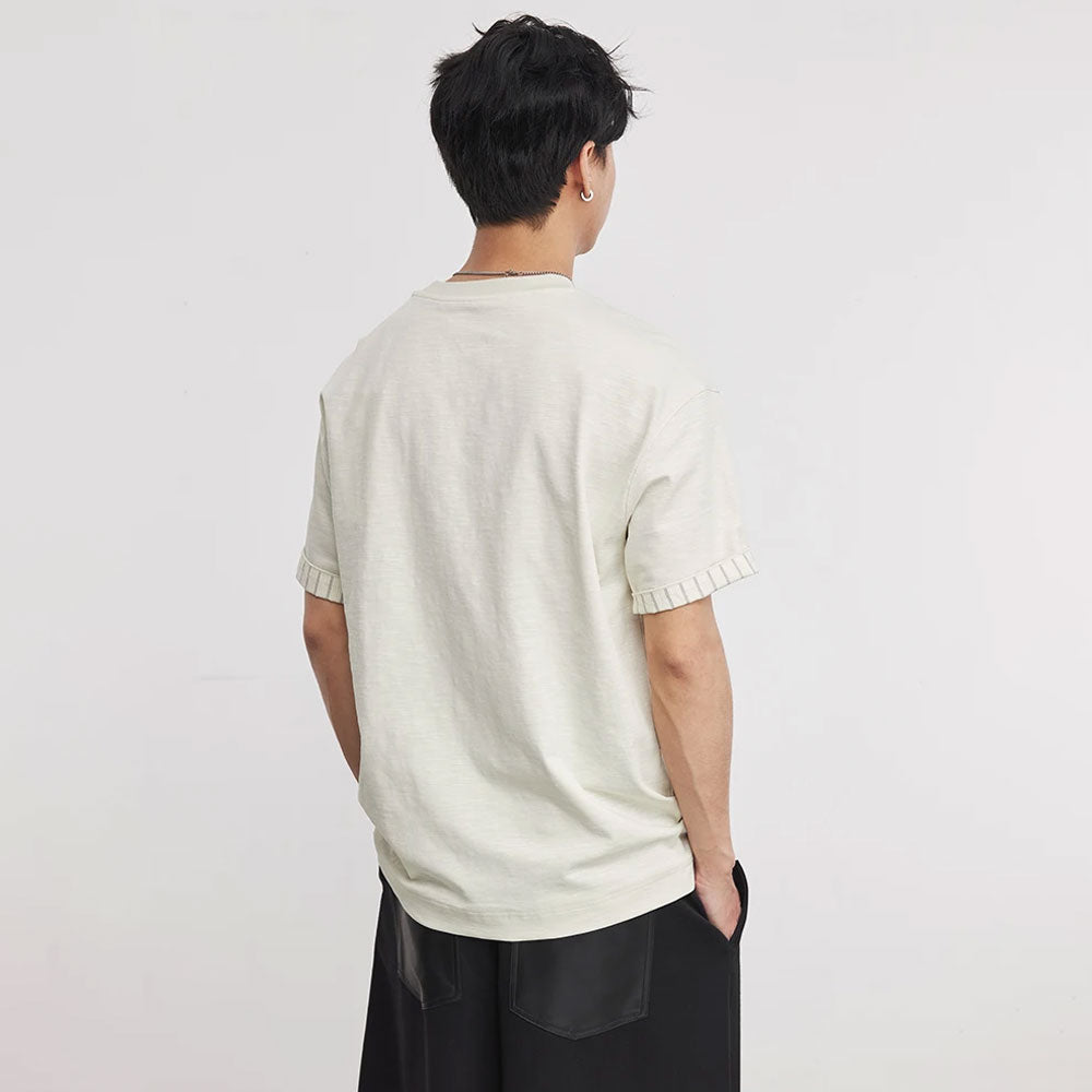 Sommer T Shirt mit Rundhalsausschnitt