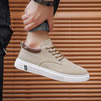 Atmungsaktive Canvas Freizeit Sneaker