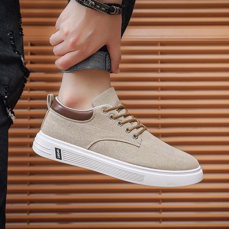 Atmungsaktive Canvas Freizeit Sneaker