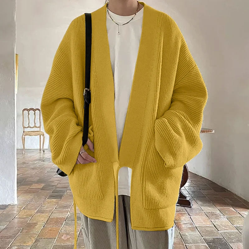 Strick Cardigan im Kimono Stil