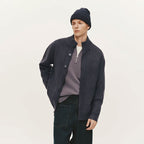 Strick Cardigan mit Hohem Kragen
