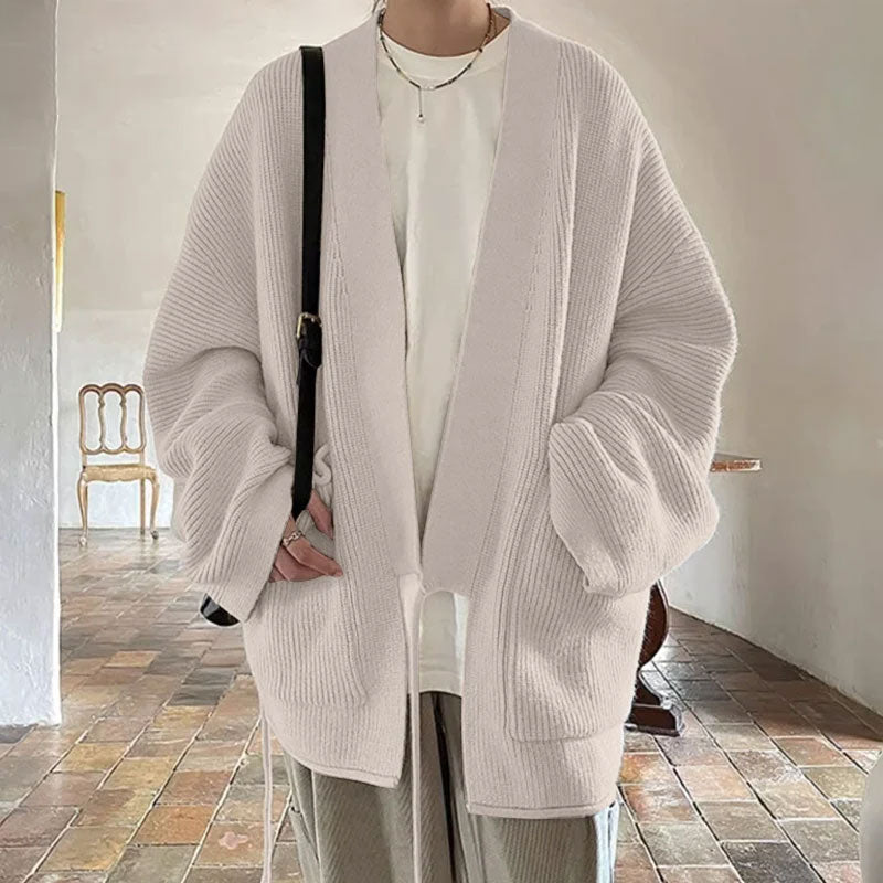 Strick Cardigan im Kimono Stil