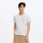 Baumwoll-T-Shirt in Slim-Fit-Passform
