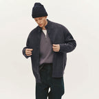 Strick Cardigan mit Hohem Kragen
