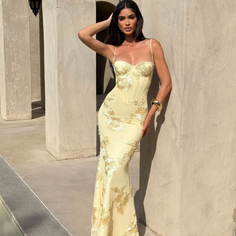 Rückenfreies Abendkleid