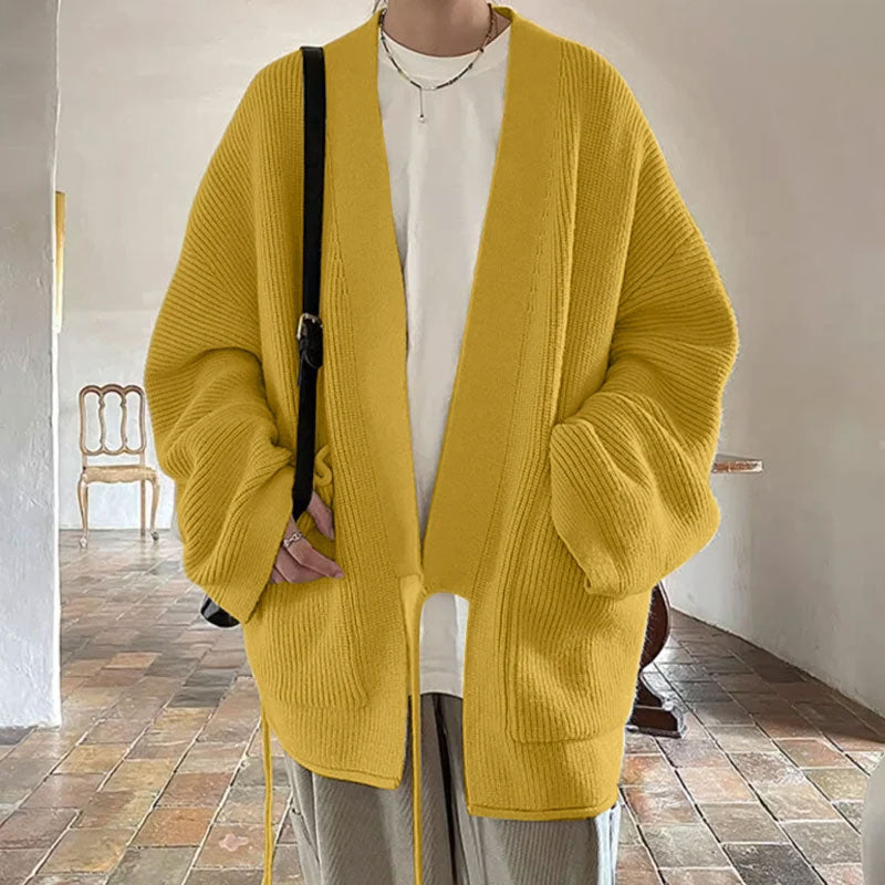 Strick Cardigan im Kimono Stil