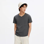 Baumwoll-T-Shirt in Slim-Fit-Passform