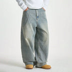 Retro-Jeans mit weiter Passform