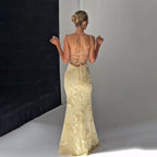 Rückenfreies Abendkleid