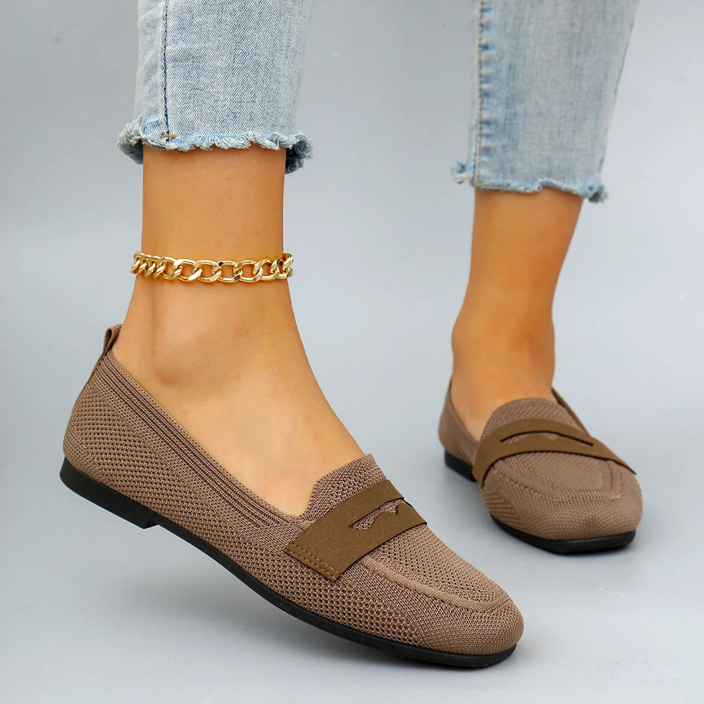 Atmungsaktive Slip On Freizeitschuhe