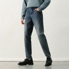 Stretchjeans mit schmal zulaufender Passform