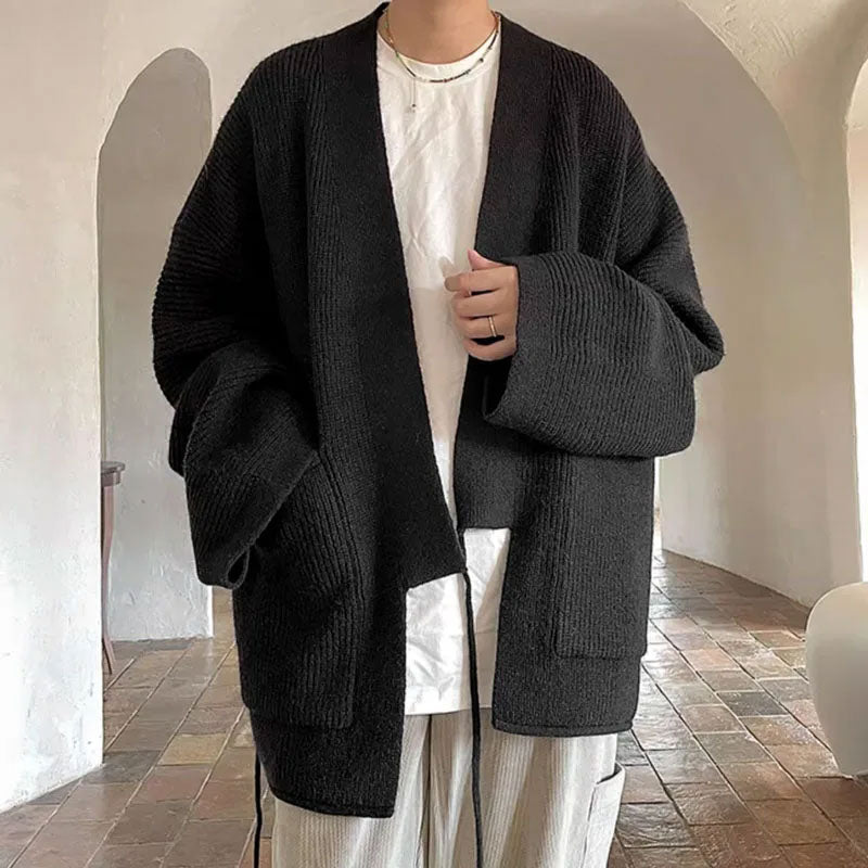 Strick Cardigan im Kimono Stil