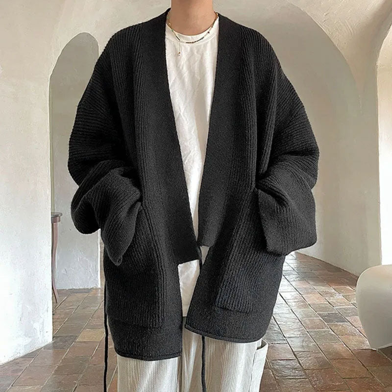 Strick Cardigan im Kimono Stil