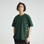 Besticktes, locker sitzendes Sommer-T-Shirt
